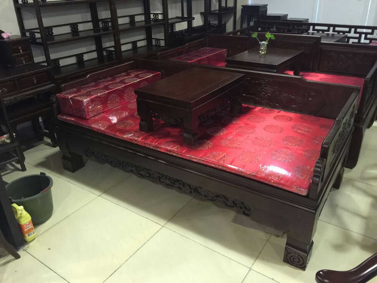 北京实木中式仿古罗汉床